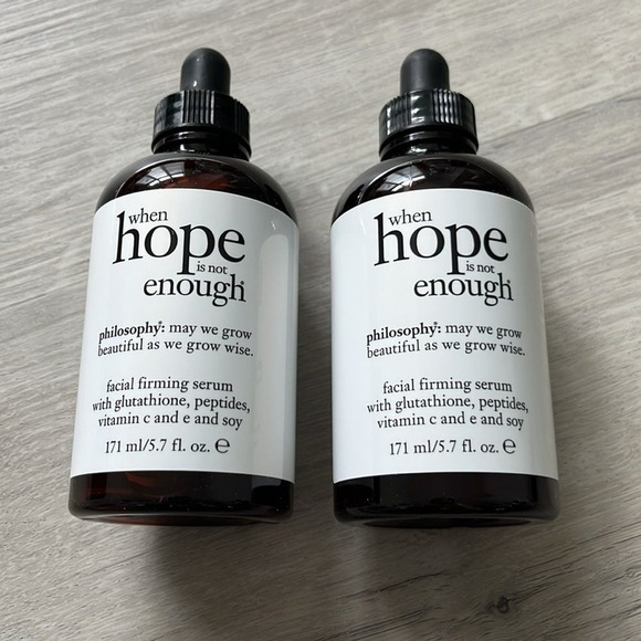 philosophy 2 New MEGA Bottles Facial Firming Serum when...